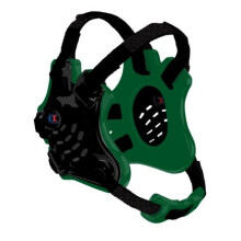 Casco Cliff Keen F5 Tornado - Negro/verde Kelly/negro