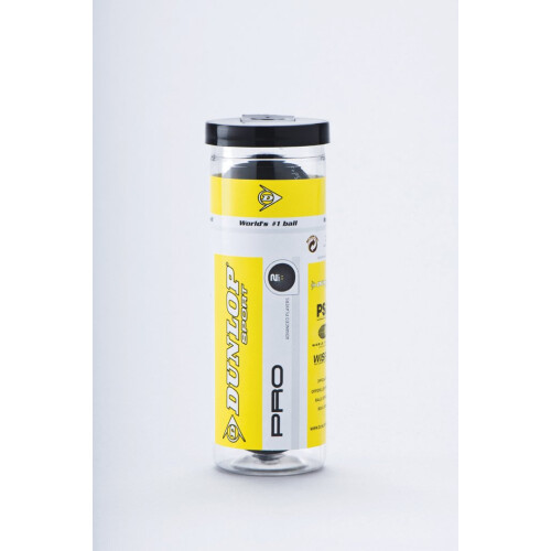 Dunlop Sports Pro XX Μπάλα Σκουός - 3 Μπάλες σε Σωλήνα 1