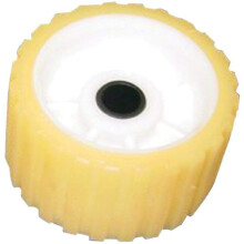CH Yates Rubber 500YW-6P Rullo a coste marine giallo da 5"""" con albero da 3/4""""