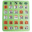 Maxiaids Easy Read Finger - Tip Bingo Card -Green 1