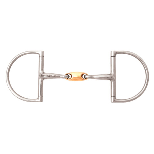 JP Korsteel Kopparlänk Hunter Dee Snaffle Bit