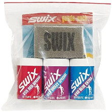 Confezione di cera per sci nordico Swix Classic con cera a 3 calci e sughero 8 x 8 pollici