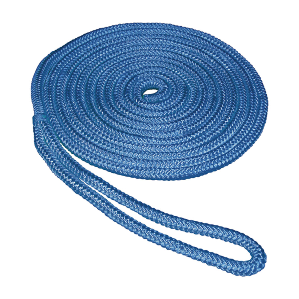 Amarre en nylon ? double tresse SeaSense 5/8 po x 25 pieds Bleu Mod?le : 50013085