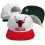 Adidas Chicago Bulls Word White/Red Two Tone Plastic Snapback Adjustable Plas 1