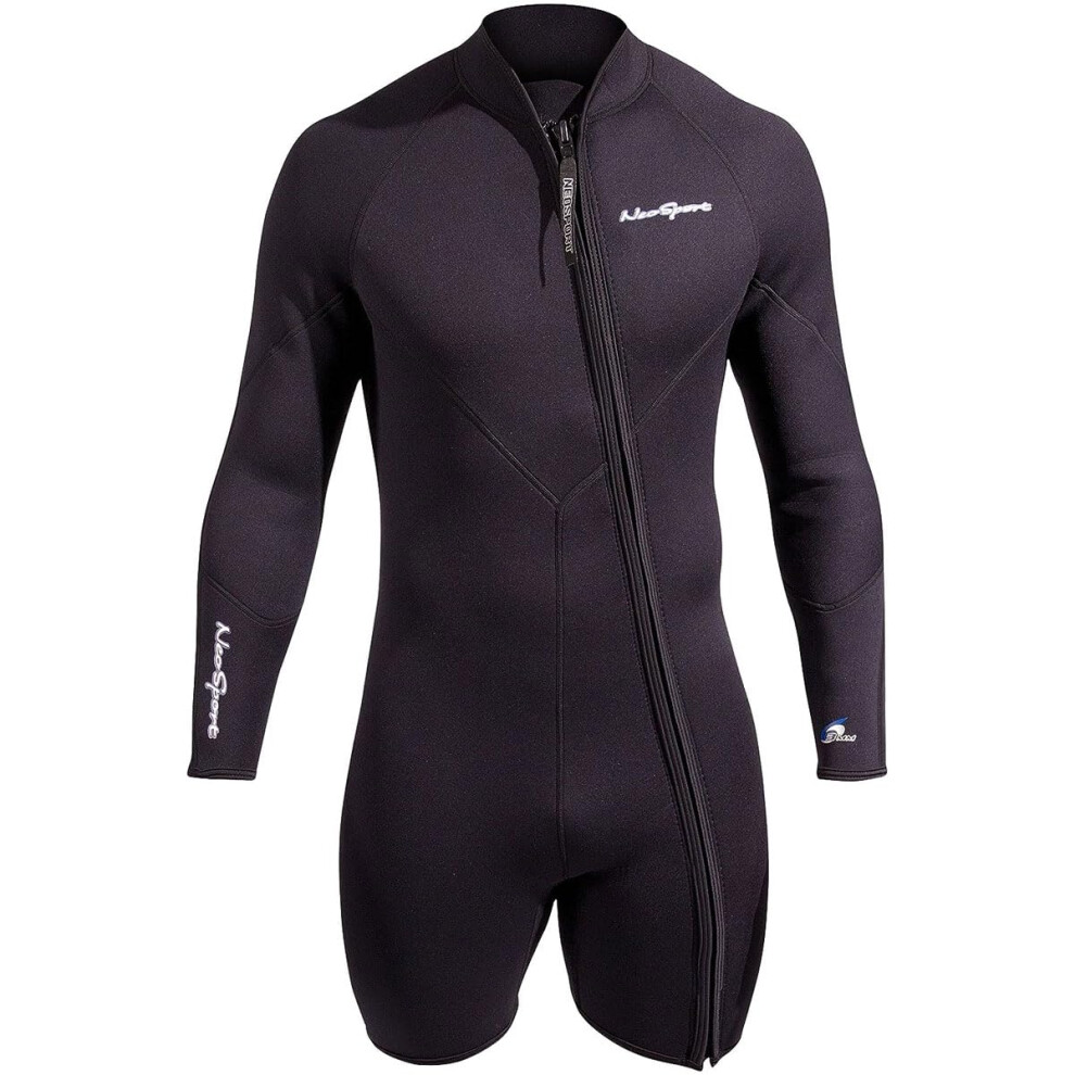 NeoSport Men's Premium Neoprene 3mm Waterman Wetsuit Jacket 3X-Large