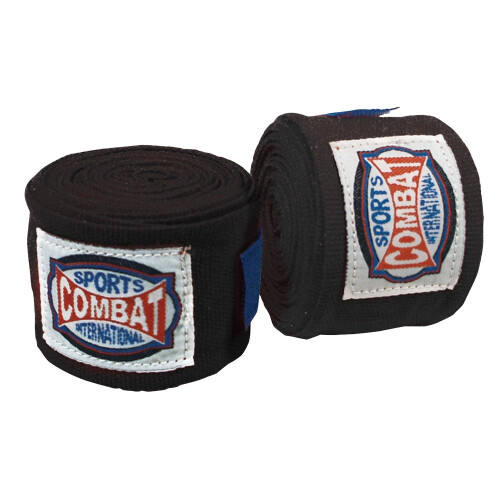 Combat Sports Semi-Elastiska Handwraps (Svart)