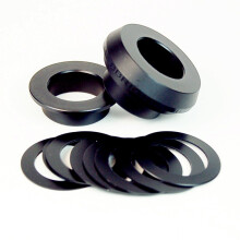 Hjul tillverkar bbright till shimano 24 -mm vev spindel skjuter svart