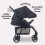 My Babiie My Babiie MB30 Plus Pushchair - Black / Grey 5