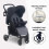 My Babiie My Babiie MB30 Plus Pushchair - Black / Grey 6