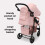 My Babiie My Babiie MB30 Plus Pushchair - Pink Leopard 7