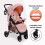 My Babiie My Babiie MB30 Plus Pushchair - Pink Leopard 5