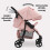 My Babiie My Babiie MB30 Plus Pushchair - Pink Leopard 4