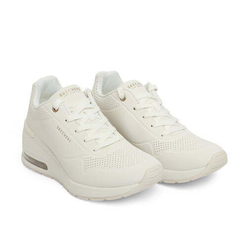 Skechers Skechers γυναικεία Μίλιον Ερ-ανυψωμένο Παπούτσι, Λευκό, 5.5 US 1