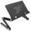 NJS Adjustable Laptop/Tablet Stand Wth USB fans and Mouse Holder 2