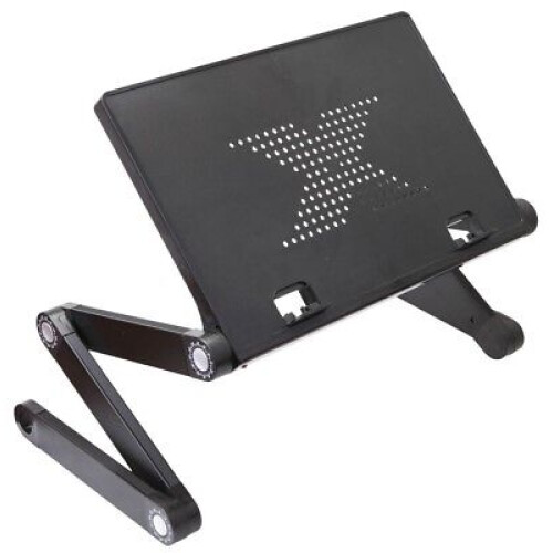 NJS Adjustable Laptop/Tablet Stand Wth USB fans and Mouse Holder 1