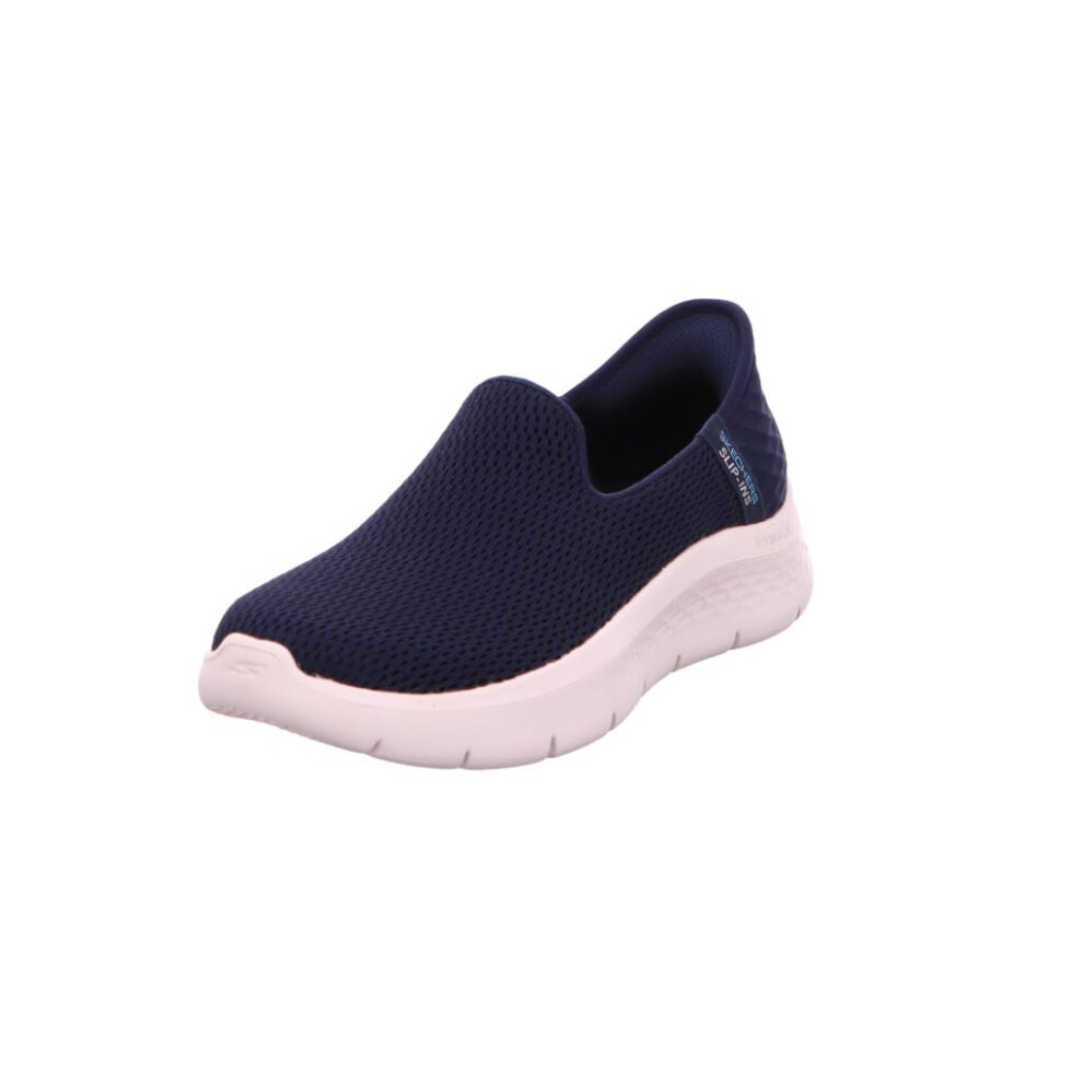 Skechers Women's Hands Free Slip-Ins Go Walk Flex-Relish Sneaker  Navy  8 Wide