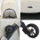 My Babiie My Babiie MBX7 Max Auto-Fold Stroller - Ivory 7