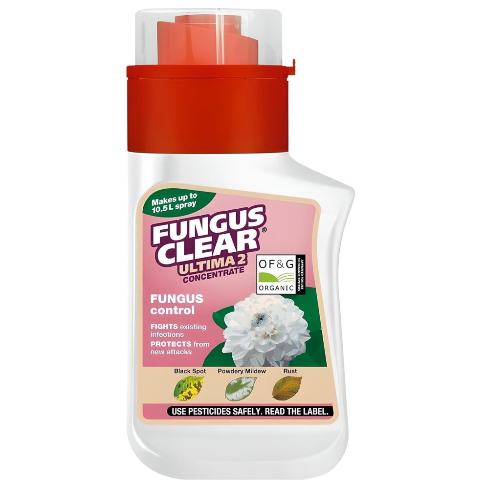 Fungus Clear Fungusclear Ultima2 Plant Fungus Killer Conc. Spot Rust Mildew Black