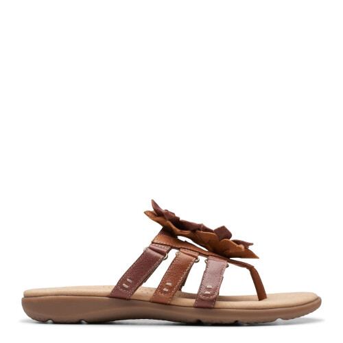 Clarks Clarks Γυναικείες Σαγιονάρες Elizabelle Mae, Καφέ Συνδυασμός, 7 1