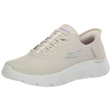 Baskets Skechers Go Walk Flex mains libres pour femme, blanc cass , pointure 6