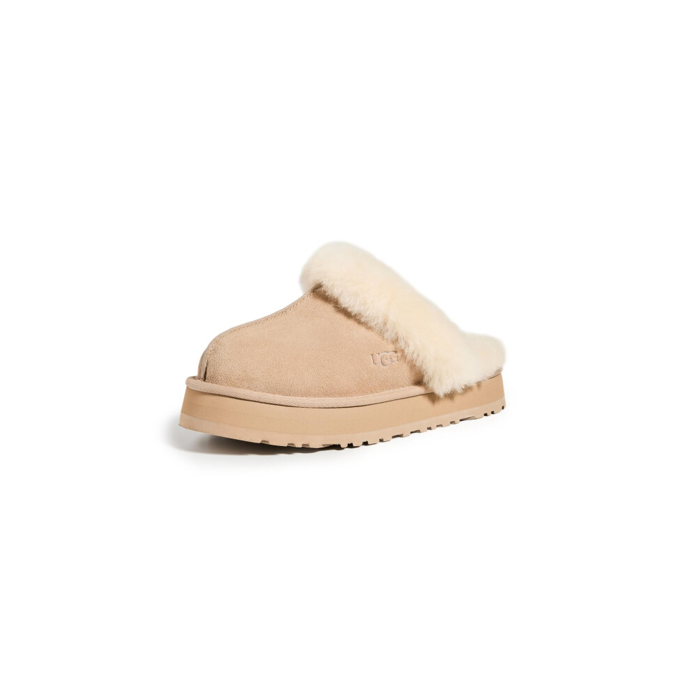 UGG Women's DISQUETTE Slipper  Sand  6
