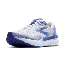 Brooks Ghost 16 Neutral-Laufschuh f r Damen, Wei /Amparo Blue/Limpet Shell, Gr e 42