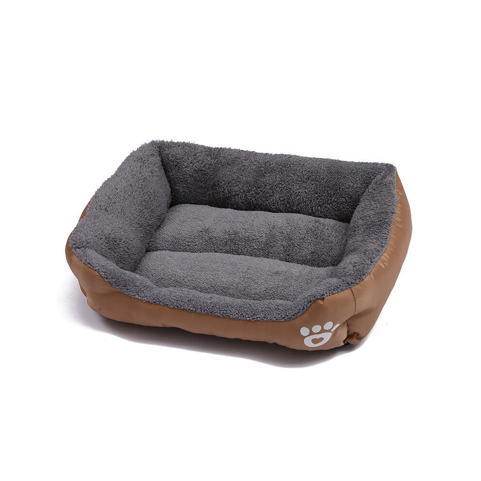 (Khaki, 80*60cm/31.50*23.62in) Pet Dog Bed Orthopedic Large Dog Beds Dog House Nest Kennel For Cat Xxxl Puppy