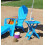 Adams Manufacturing Quik Fold Gartentisch, Resin, Poolblau 5