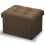 LINMAGCO Small Storage Ottoman Stool Foot Rest Stool Under Desk Stool 1