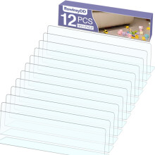 RowinsyDD 12 Pack-Clear Leget?jsblokkere til m?bler 16"""" L x 3,2"""" H Under seng Blocker Gap Bumper til under M?bler Justerbar klar Leget?jsbloker