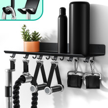 Crostice 1-Tier Floating Shelf Compatible with Tonal Accessories  Home Gym Storage Shelf  Gym Rack Wall Mount Organizer  Workout Metal Shelf