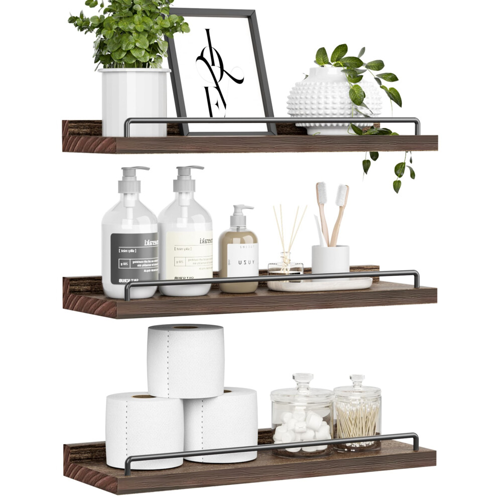 Ryofobetto Floating Shelves For Wall Decor Bathroom Shelves Over Toilet Farmhouse Wall Shelves For Living Room Bedroom Picture Frames Plants Kitc 737706836489