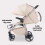 My Babiie My Babiie MB160 Plus Pushchair - Oatmeal 8