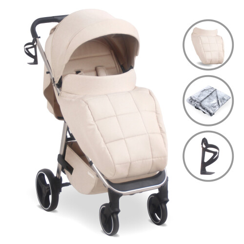 My Babiie My Babiie MB160 Plus Pushchair - Oatmeal