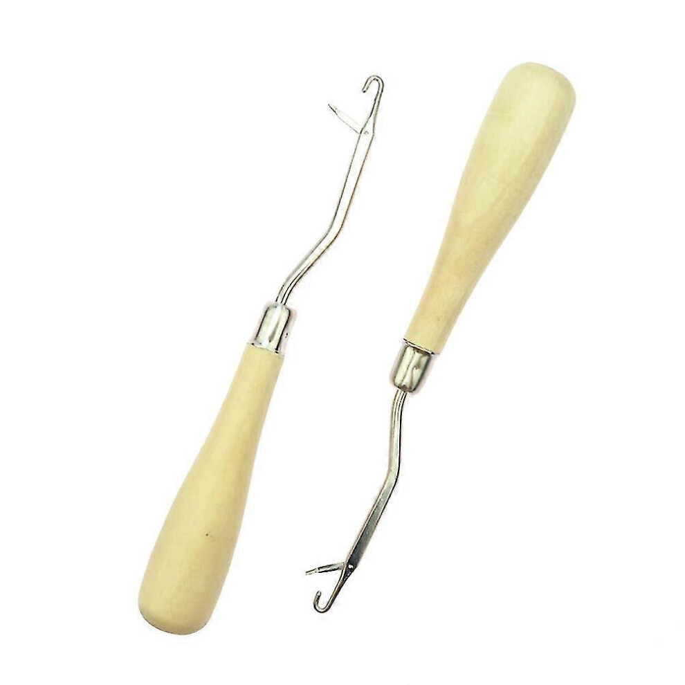 2pcs Latch Hook Crochet Needle Hook Tool Weaving Tools for Handmade Creative Diy