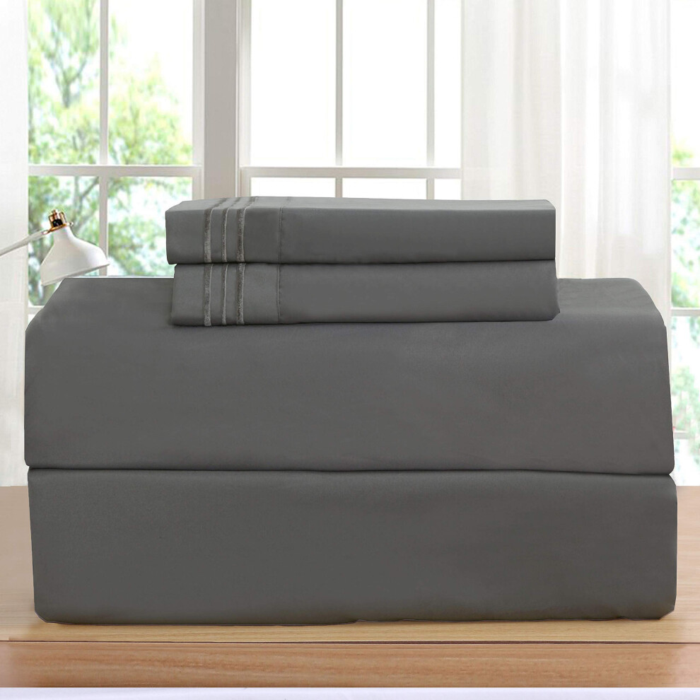 Elegant Comfort Luxurious Bed Sheets Set On Amazon 1500 Premier Wrinkl