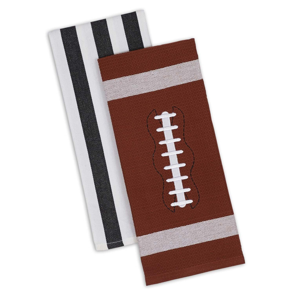 Décorations de football DII pour la maison et la cuisine, décoration de fête pour le jour du match, ensemble de torchons à vaisselle 18 x 28, ray