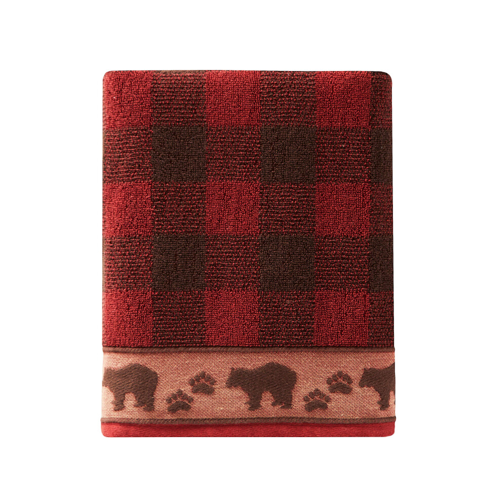 Serviette de bain SKL Home Yellowstone Sundance Rouge