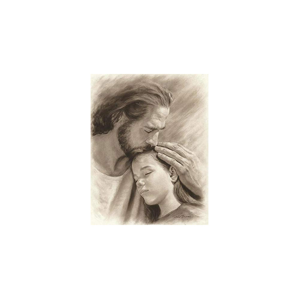 David Bowman Moje Dziecko Wall Art Print Jezus Chrystus CałUje Dziecko Religijne Duchowe ChrześCijańSkie DziełA Sztuki (Druk 11X14)-image