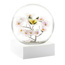 CoolSnowGlobes Schmetterling auf Ast Coole Schneekugel