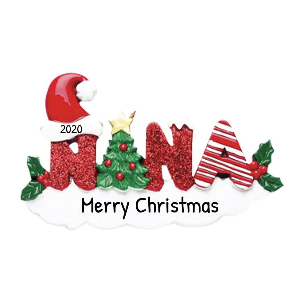 Personalisierter Gro Eltern-Weihnachtsschmuck - Benutzerdefinierter Schmuck Nana-Schmuck 2024 Oma-Schmuck Personalisierter Schmuck F R Nana-Weihn-image