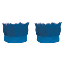 Beistle S60277-BAZ2 Heary Head Bandes 2 Piese OSFM Blue