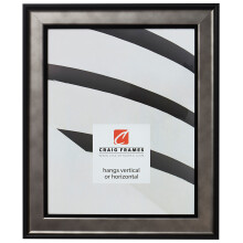 Craig Frames Allure Picture Frame 8.5 x 11 Inch French Silver