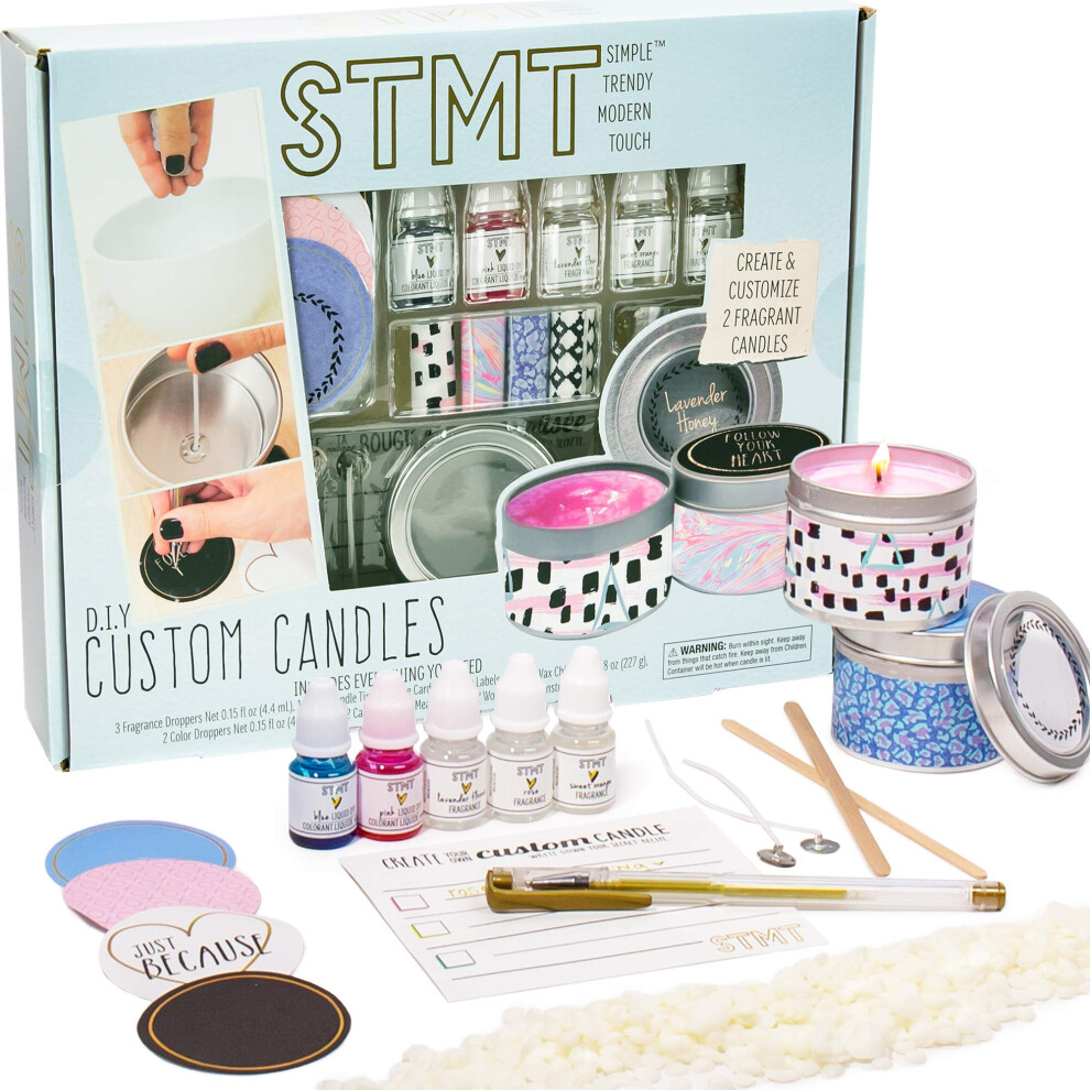 Stmt Diy Custom Candles Candle Maker Kit Diy Candle Making Set Stellen Sie Ihre Eigene Kerze Her Starter Kit F R Kinder Ab 8 Jahren Farben K Nnen-image
