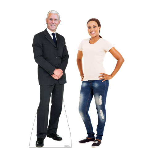 Kartonnen mensen Mike Pence Levensgrote kartonnen uitsparing Standup 1