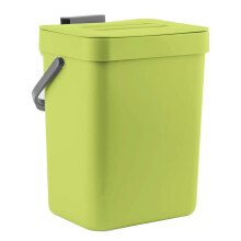 LALASTAR Food Waste Basket Bin for Kitchen  Small Countertop Compost Bin with Lid  OdorFree Food Scrap Container  Wall Mounted