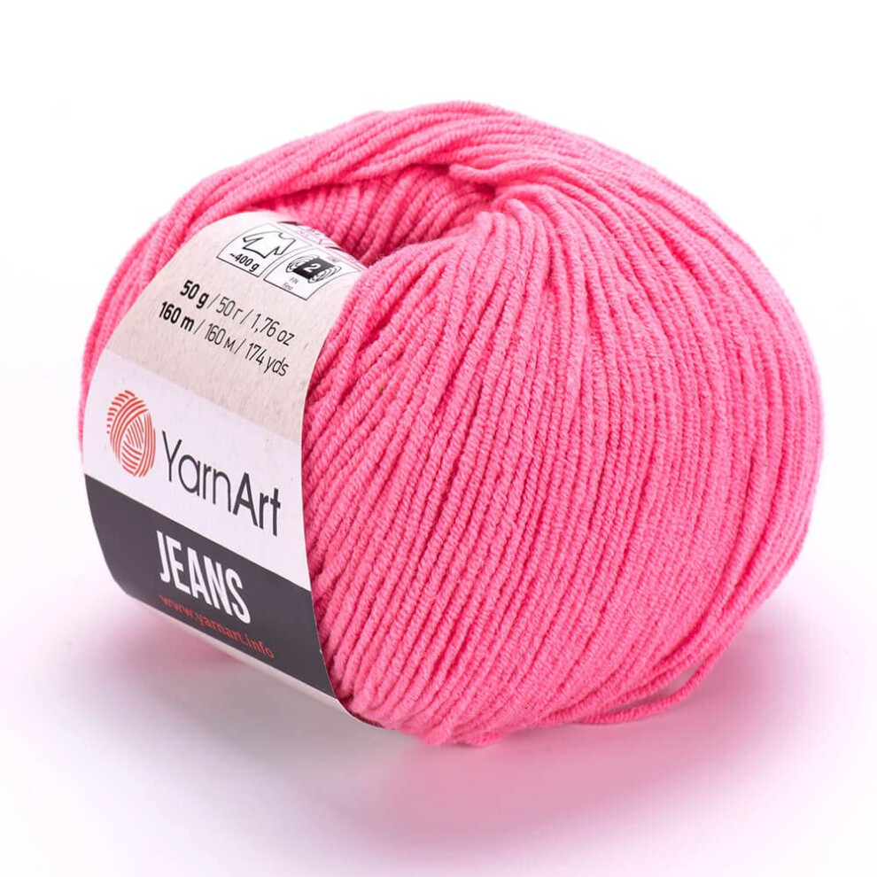 55 Algod N 45 Acr Lico Yarnart Jeans Sport Yarn 1 Madeja Ovillo 50 Gr 174 Yd-image