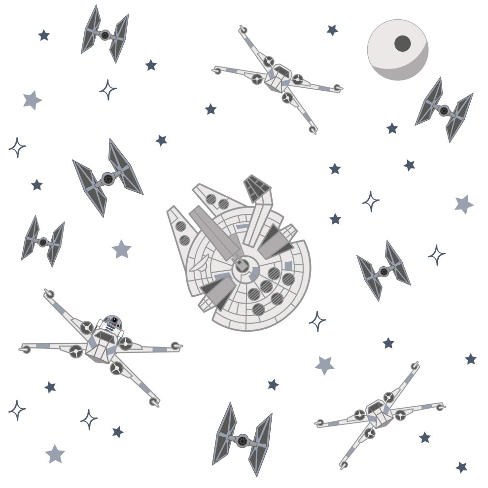 Agneaux Et Lierre Lambs & Ivy Star Wars Squadron X-Wing/Tie Fighter/Millennium Falcon Wa