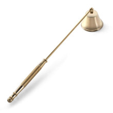Ldaos Candle Snuffer Candle Snuffers Wick Snuffer Candle Accessory slckljusljus Flame skert med lngt handtag som slr ut eld (guldljus Snuffer