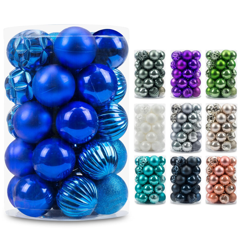 AMS 23660mm 34ct Christmas Ball Large Ornaments Party Decorations Shatterproof Festival Pendant Hangings for Xmas Tree Decor